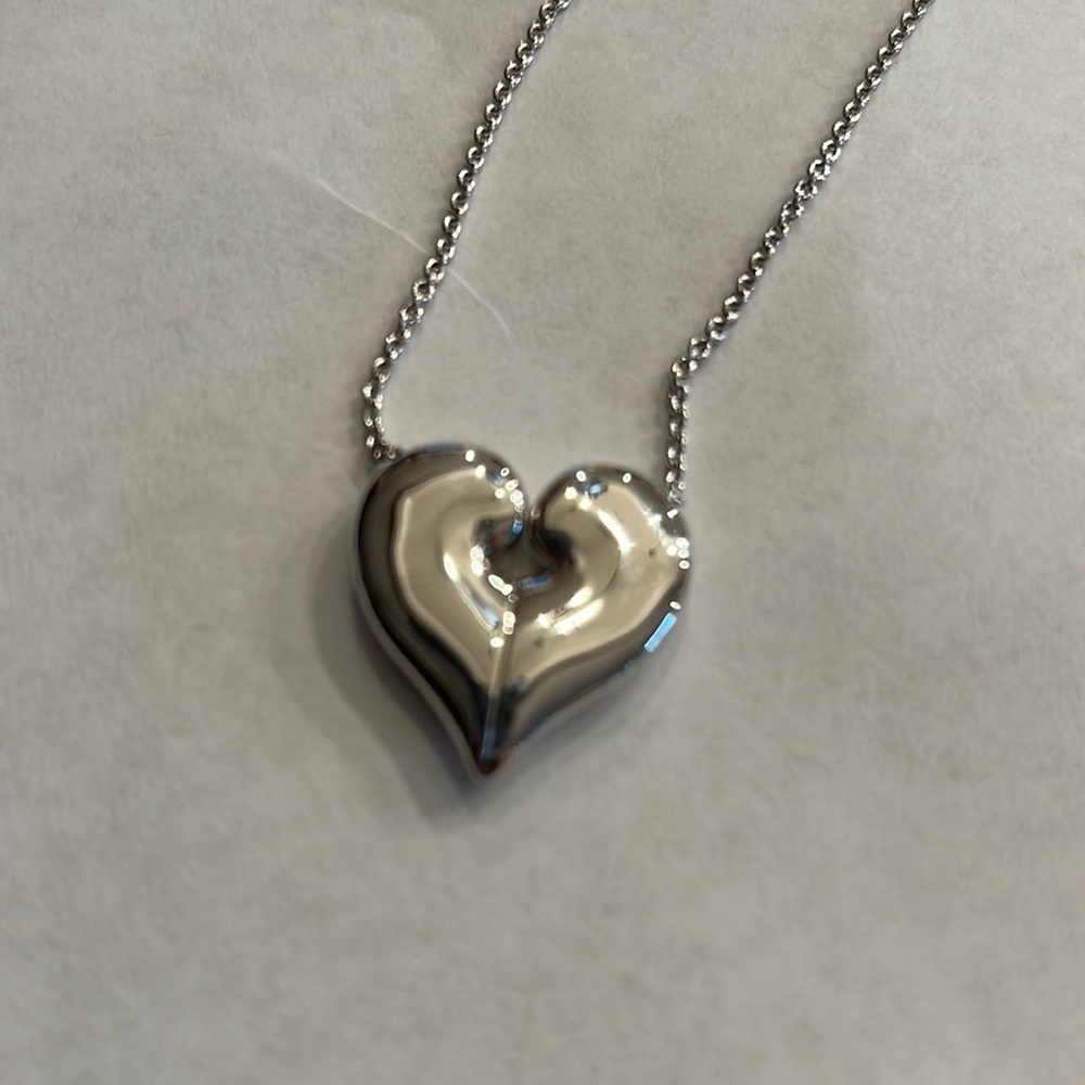 Petra Azar Sterling sliver "UNITED HEART" necklace